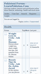 Mobile Screenshot of forums.learnpakistan.com